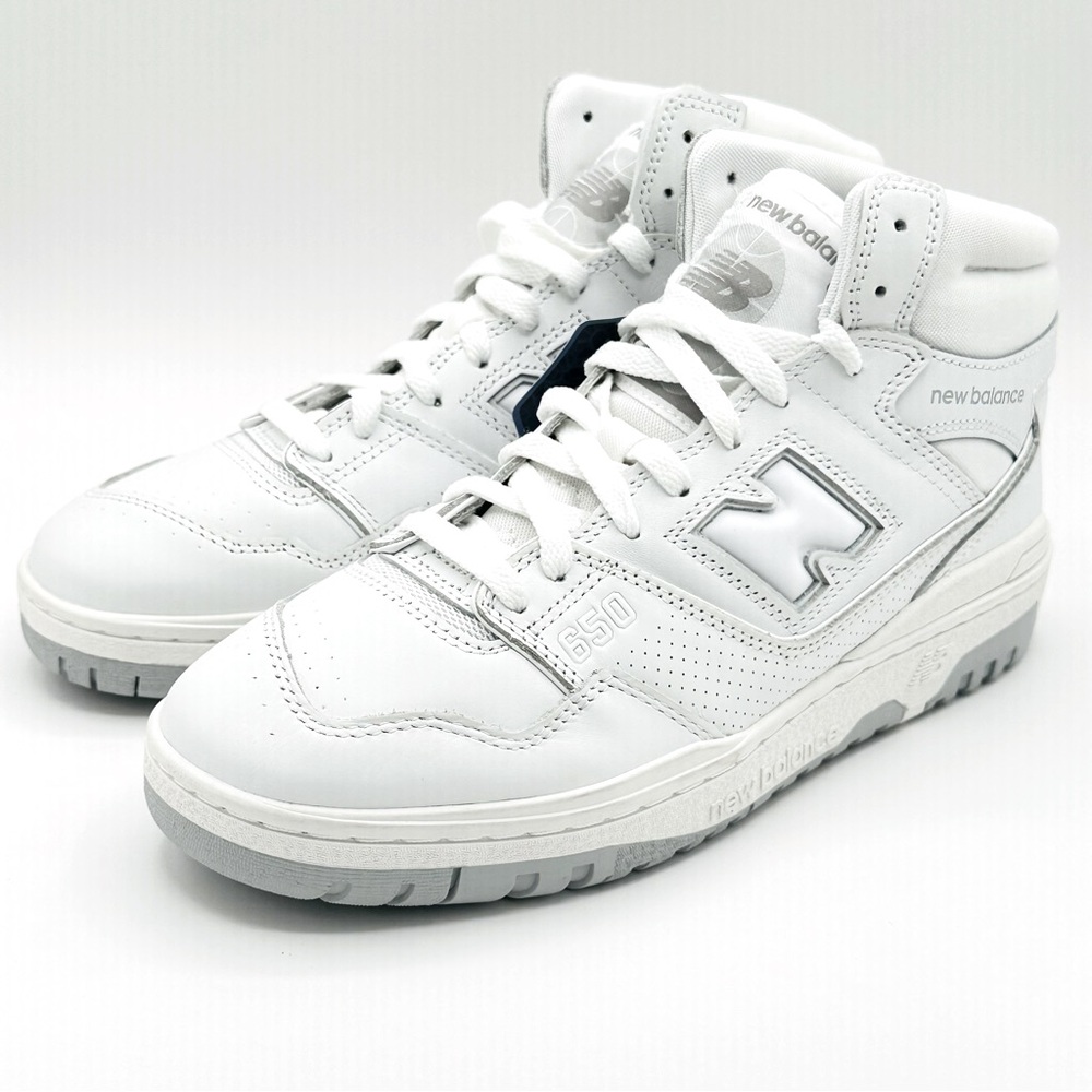 Men’s New Balance 650 Triple White Size 9.5 BB650RWW  New